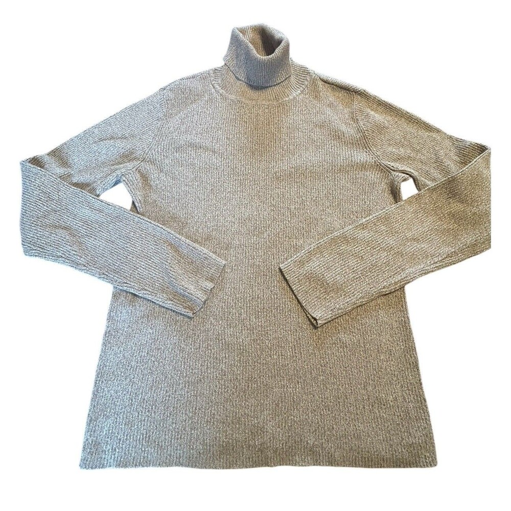 JH Collectibles Sweater Women’s S Long Sleeve Pullover Ribbed Stripe Mock Neck
